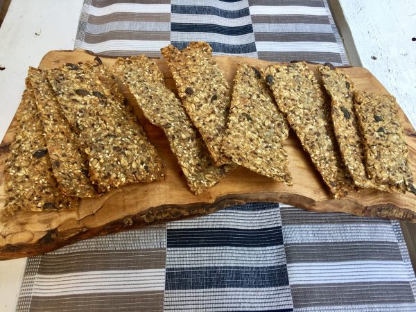 Knäckebrot hausgemachtes Knäckebrot